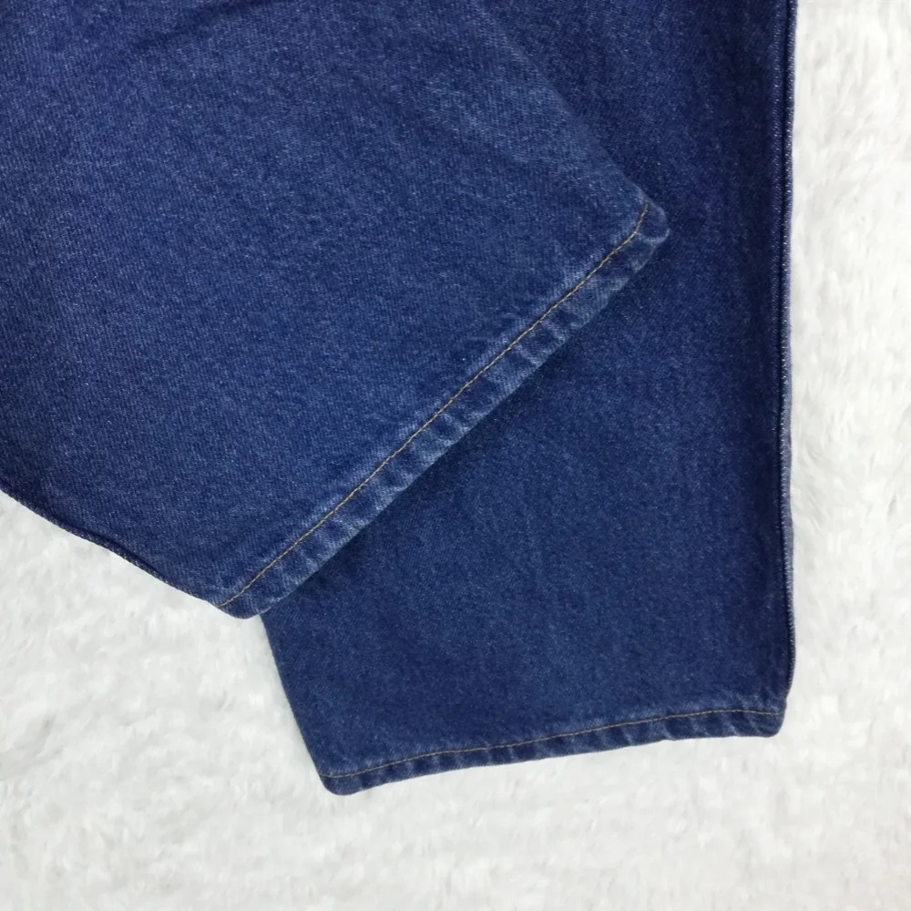 Dickies Mens Jeans 5 Pocket Work Straight Leg Blue Denim Indigo Wash 42x32‎